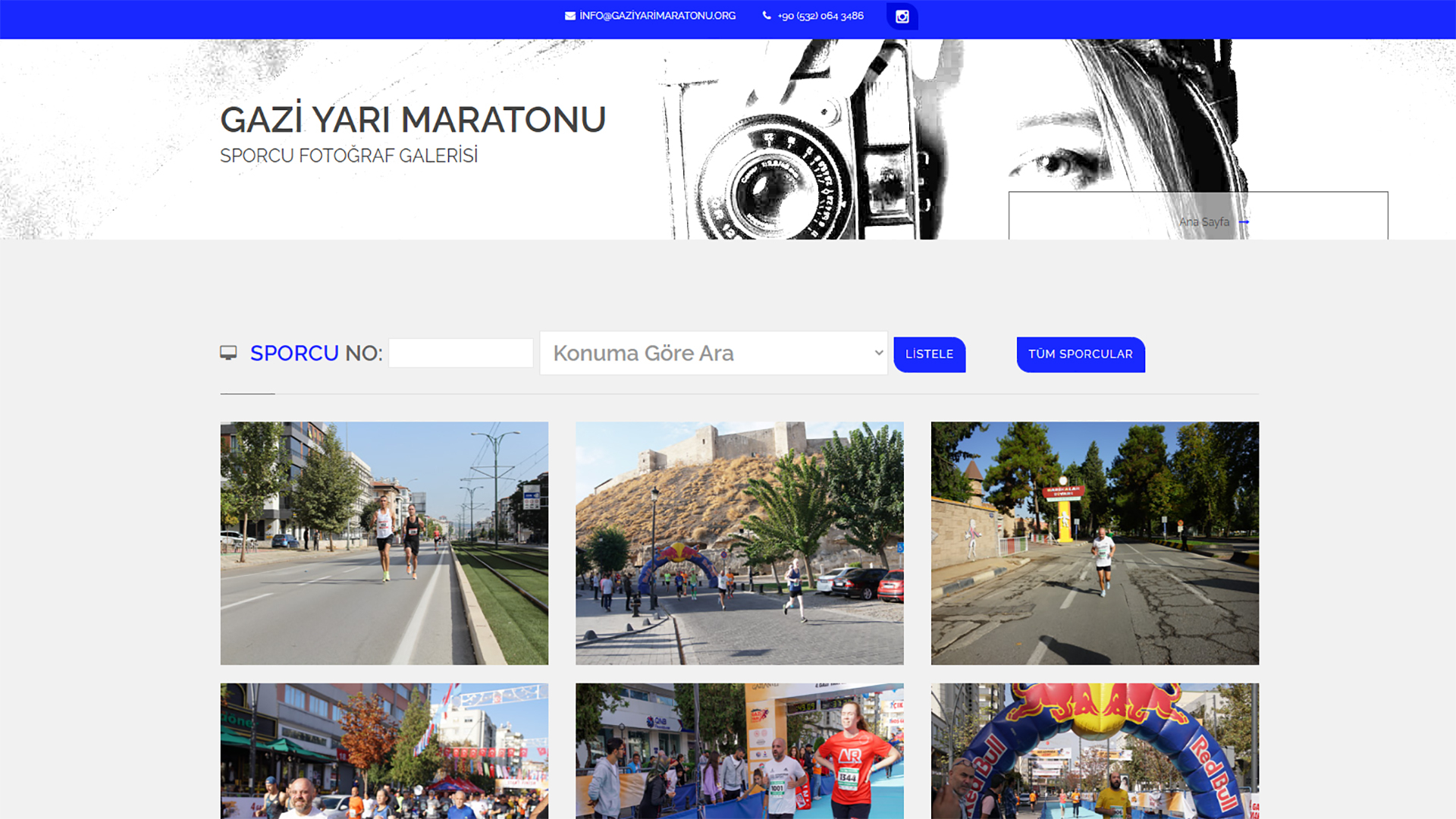 Gazi Yarı Maratonu Web Sitesi